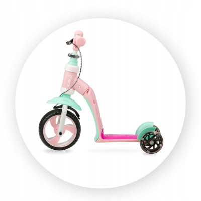 Самокат MoMi Elios 2 в 1 беговел Рожевий (ROBI00030) Вінниця - фото 3