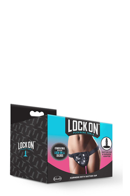 Трусики для страпона LOCK ON STRAP ON HARNESS BLACK Sex Aura Киев - изображение 2