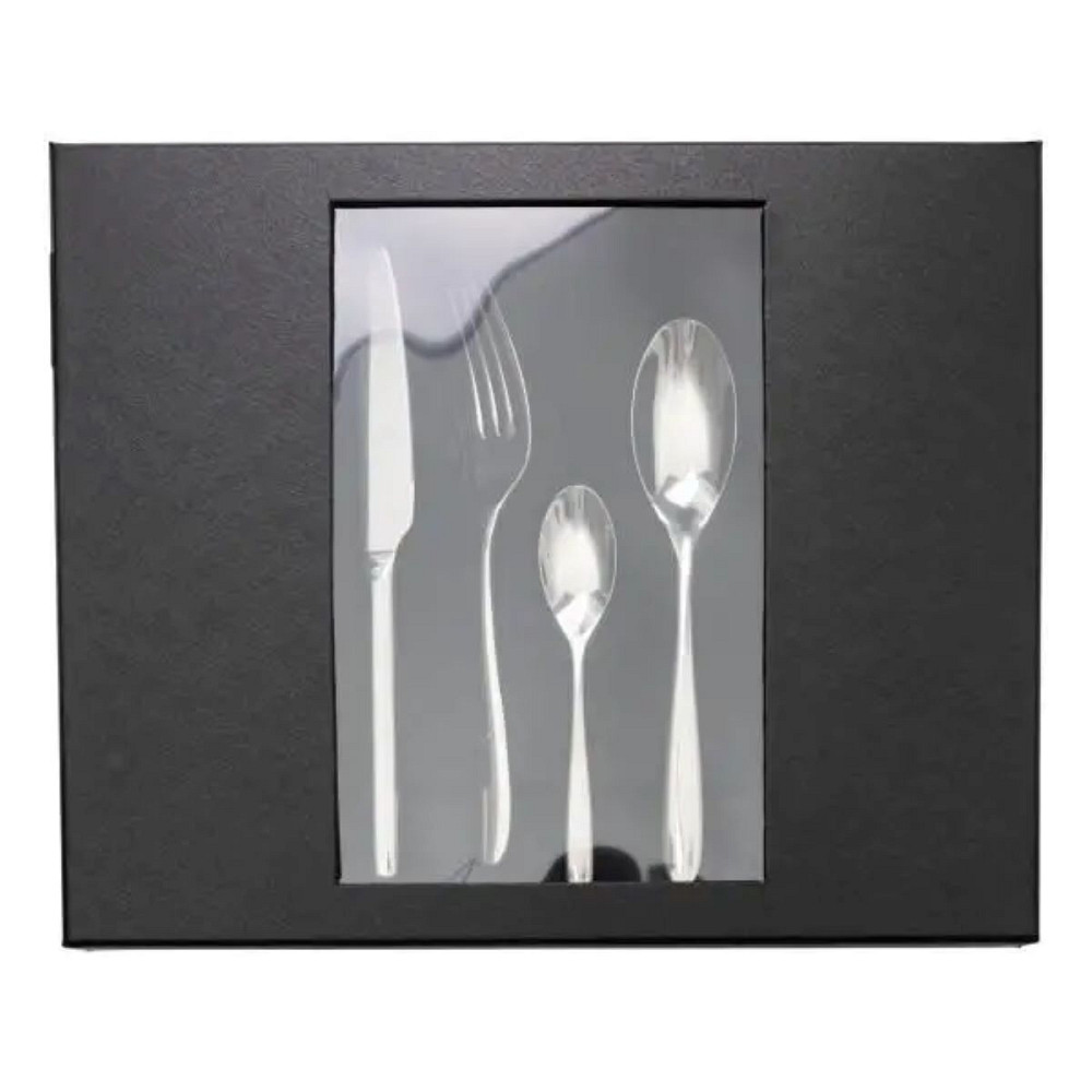 Yiwu Набір столових приборів на 6 персон 24 предмети столовий набір приборів Сріблястий HP-20-2 Киев - изображение 3