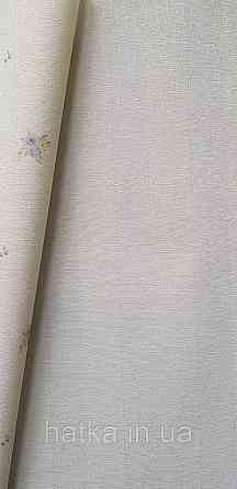 Обои виниловые на флизелине горячего тиснения DUKA Selective1.06х10 полосы белые голубые матовые DK32452-1 Киев