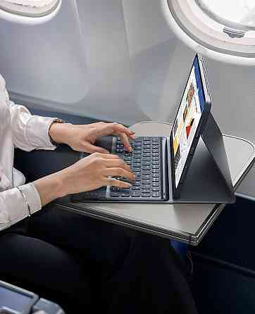 Earto клавіатура-чохол для iPad Air 11 і iPad Pro 11 2025/2024 (M3/M2) чорна QWERTY з підсвіткою та тачпадом Київ