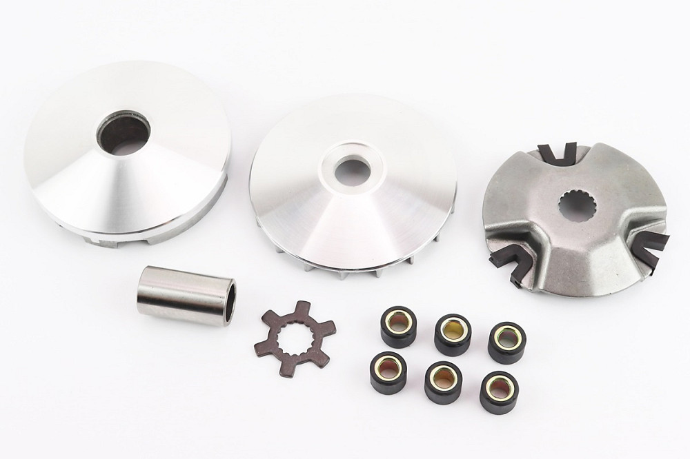 Варіатор передній к-кт Yamaha JOG 90 (під вал 16мм) + втулка, крильчатка, хрест Київ - фото 1