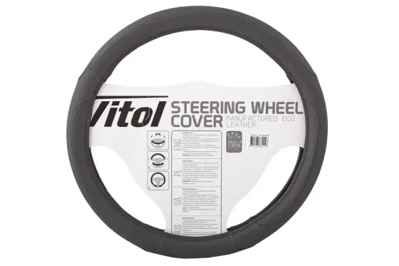 Оплітка на кермо XXL Vitol F-17023BXL чорний Вінниця