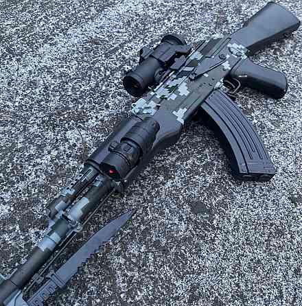 Бластер Автомат Калашникова АК-47 з PUBG Орбізи / Орбіган 87 см 2 Обоймы. Харьков