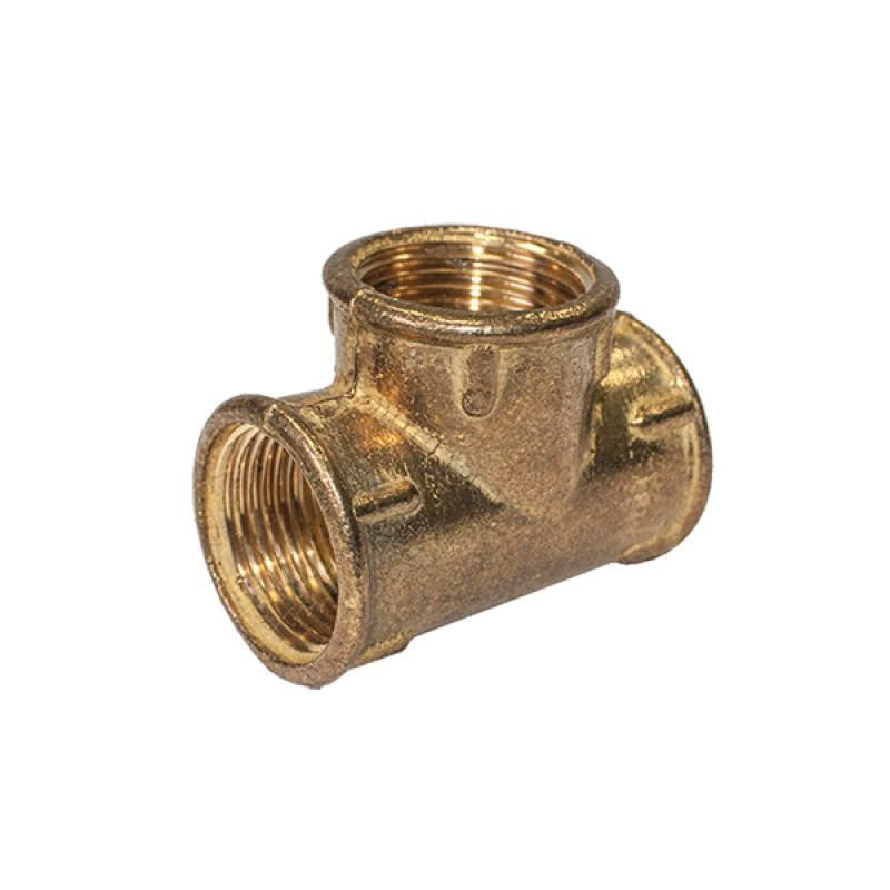 Трійник 3/4'' внутр/внутр/внутр Україна, латунь Харків - фото 1