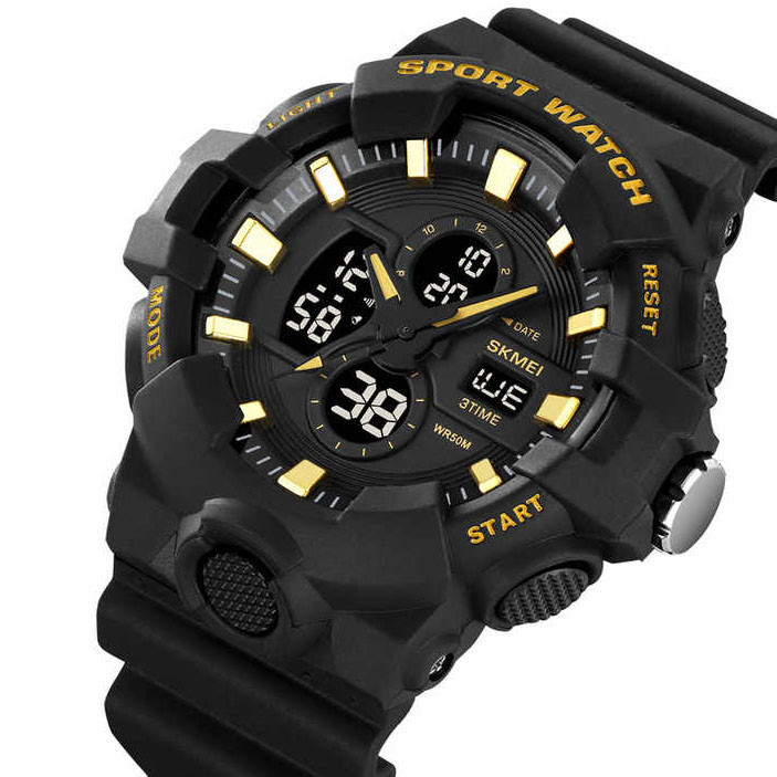 Мужские спортивные часы с гарантией SKMEI, Лучшие тактические часы Военные с батарейкой YV-42 Ивано-Франковск - изображение 1