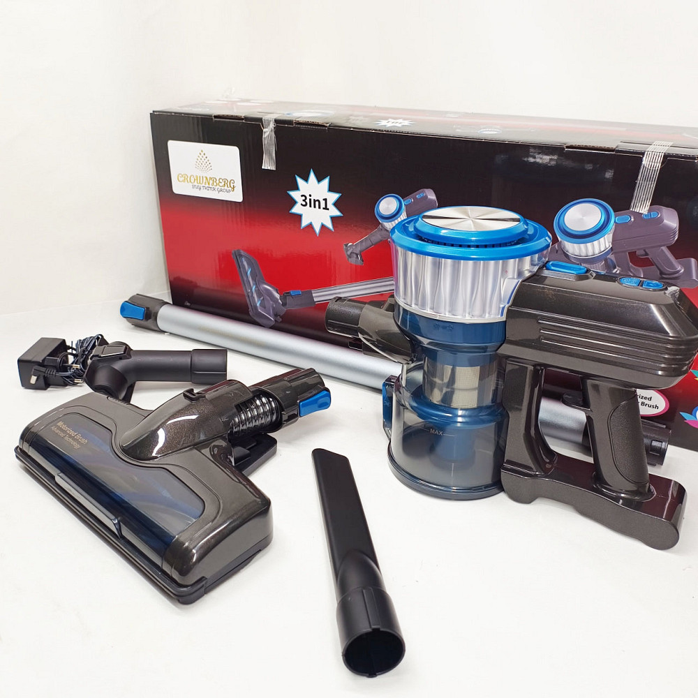 Вертикальный ручной пылесос для бытового использования Crownberg CB-674 2500Вт, Ручной пылесос для дома QW-74 Львов - изображение 13