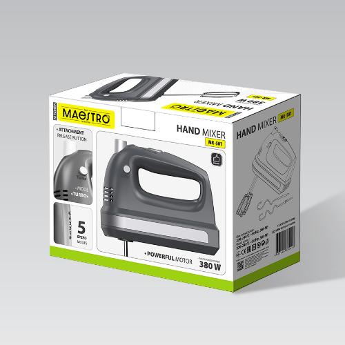 Міксер ручний 500W MR-501 Maestro Житомир - изображение 2