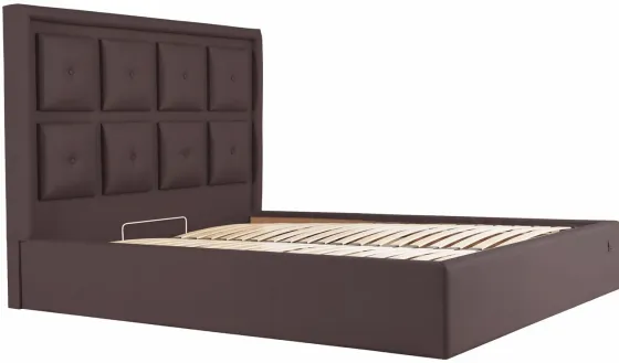 Ліжко Windsor Comfort 140 х 200 см Fly 2231 З підйомним механізмом та нішою для білизни Темно-коричневий Київ