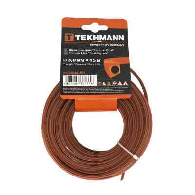 Жилка косильная Tekhmann "Квадрат DUAL" 3,0 мм x 15 м (T.40630015) Винница