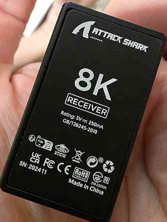 Миша Attack Shark X3 та X3 pro на топовому сенсорі PAW3395 26000 DPI Харків