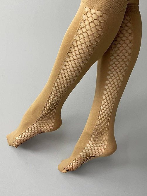 Гольф эксклюзивный Illisa 60 den микрофибра сеточка - размер 23-25, 2 пары Черновцы - изображение 6