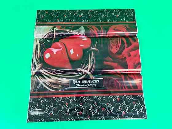 Пакет-сумка 40х45 з пластиковою ручкою  