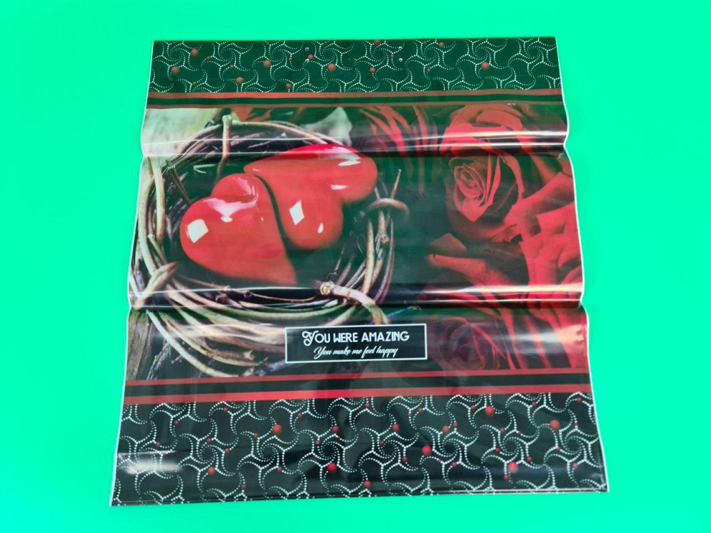 Пакет-сумка 40х45 з пластиковою ручкою  