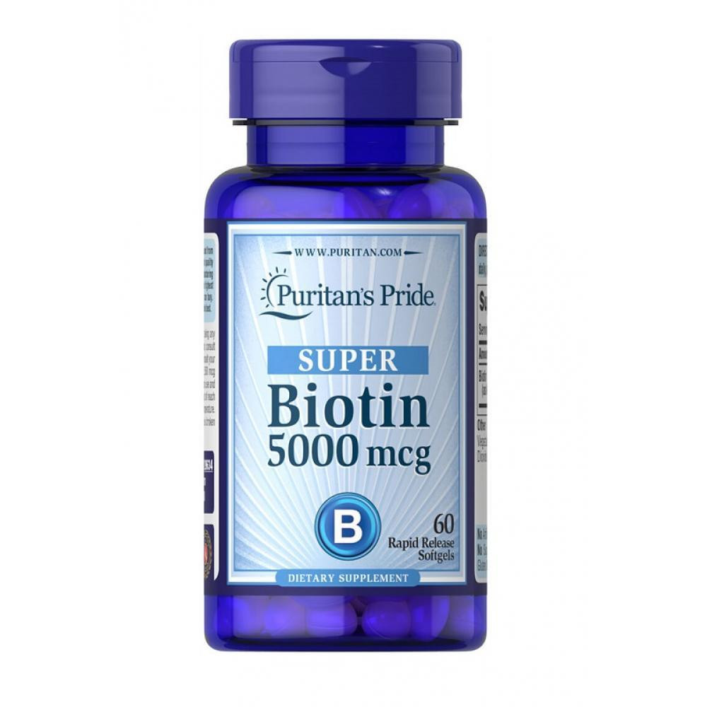 Biotin 5000 mcg - 60 caps Киев - изображение 1