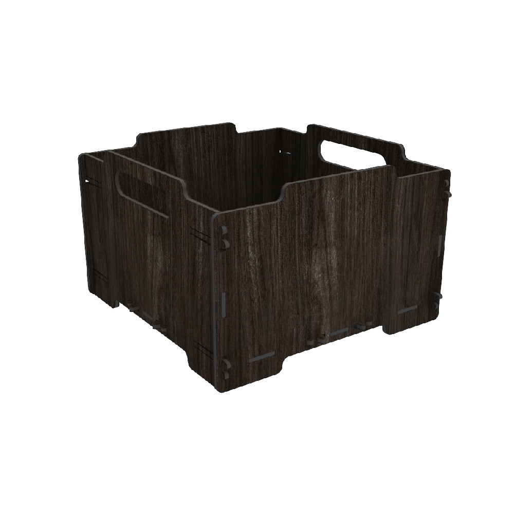 Коробка EKOSTAR з фанери 235x235x150 венге Київ - фото 2