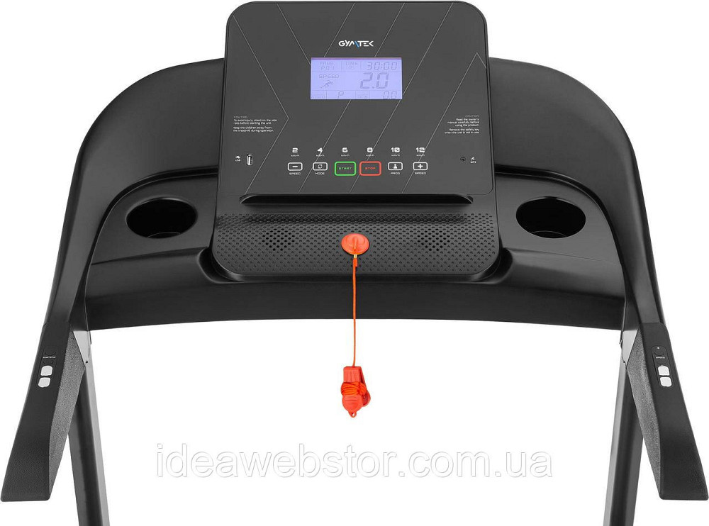 Беговая дорожка Gymtek XT600 электрическая складная для дома 16 км/ч с наклоном до 15% амортизацией 12 программ нагрузки до 140 кг Киев - изображение 11