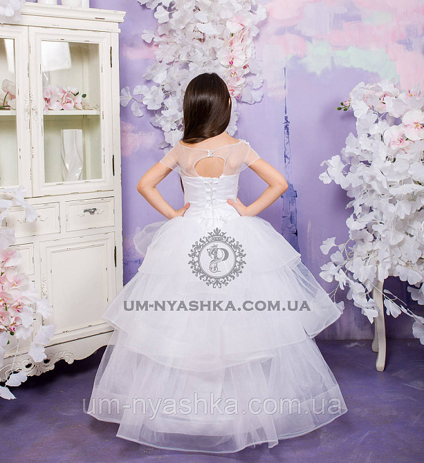 Платье Снежинка Детское длинное белое платье Снежинка Катрин 110-116 Кривой Рог - изображение 2