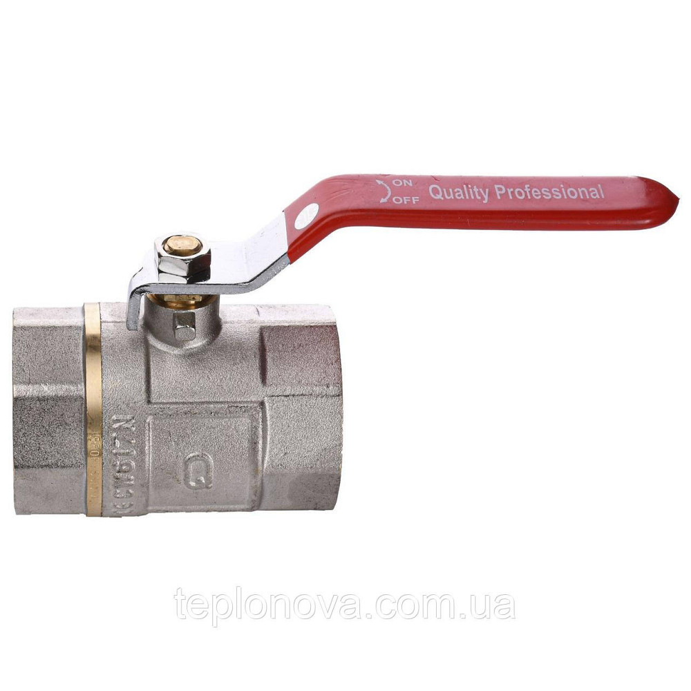 Кран шаровый прямой Q PROFESSIONAL 2″ ВВ  КР QP151 PN40 Черновцы - изображение 3