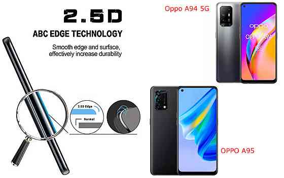 Захисне скло ArmorGlass для Oppo A94 5G, OPPO A95 – стійке до подряпин та ударів Київ