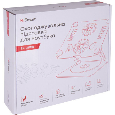Подставка для ноутбука HiSmart SX-LS111B (HS083298) Винница - изображение 4