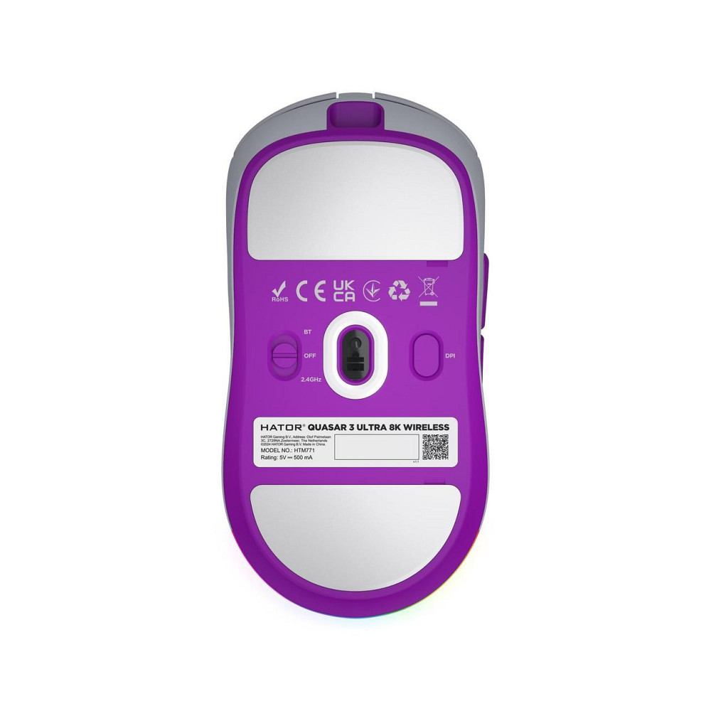 Миша бездротова Hator Quasar 3 Ultra 8K Wireless White (HTM771) ( Білий ) Харків - фото 7