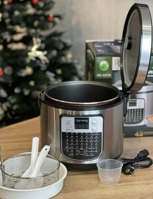 Мультиварка фритюрниця Rainberg RB-6209 6 л пароварка мультикухар. Харків - фото 8