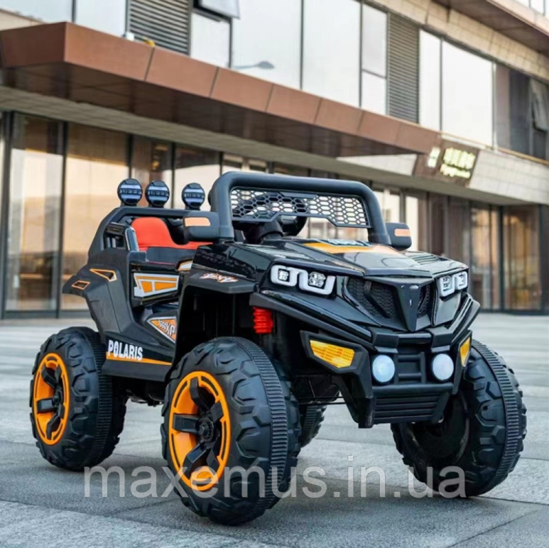 Детский электромобиль багги 4х4 Spoko SP-V50 Черный (4 мотора, аккумулятор 12V7Ah, USB, функция качания) для детей до 5 лет Мостиска - изображение 9