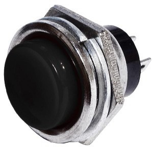 Кнопка PBS-26B / DS-212 чорна (OFF-ON) Полтава - фото 1