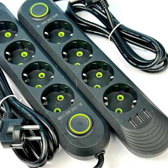 Сетевой фильтр-удлинитель 4 розеток 3USB 2500W 4 метра Винница