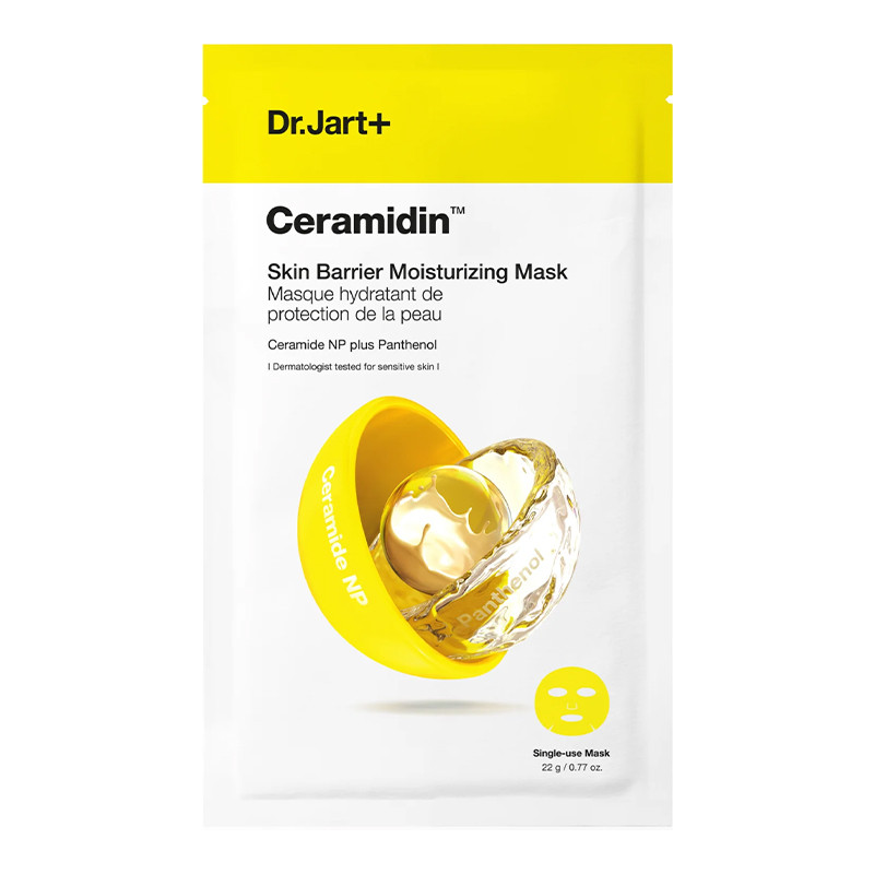 Тканинна маска для відновлення Ceramidin Skin Barrier Moisturizing Mask Dr. Jart 1 шт 22 г Київ - фото 1