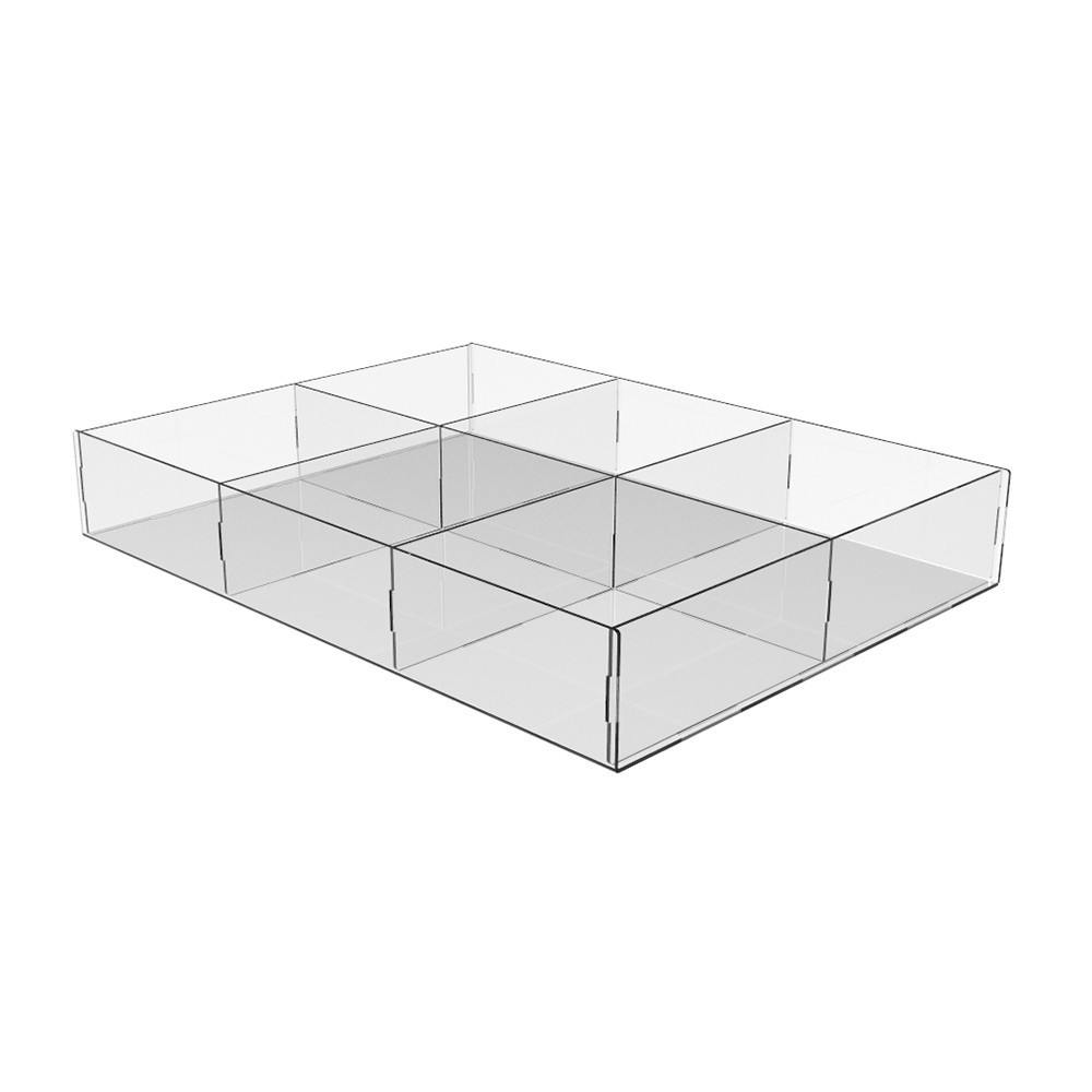 Коробка акриловая EKOSTAR 400х300х60 6 ячеек Киев - изображение 1