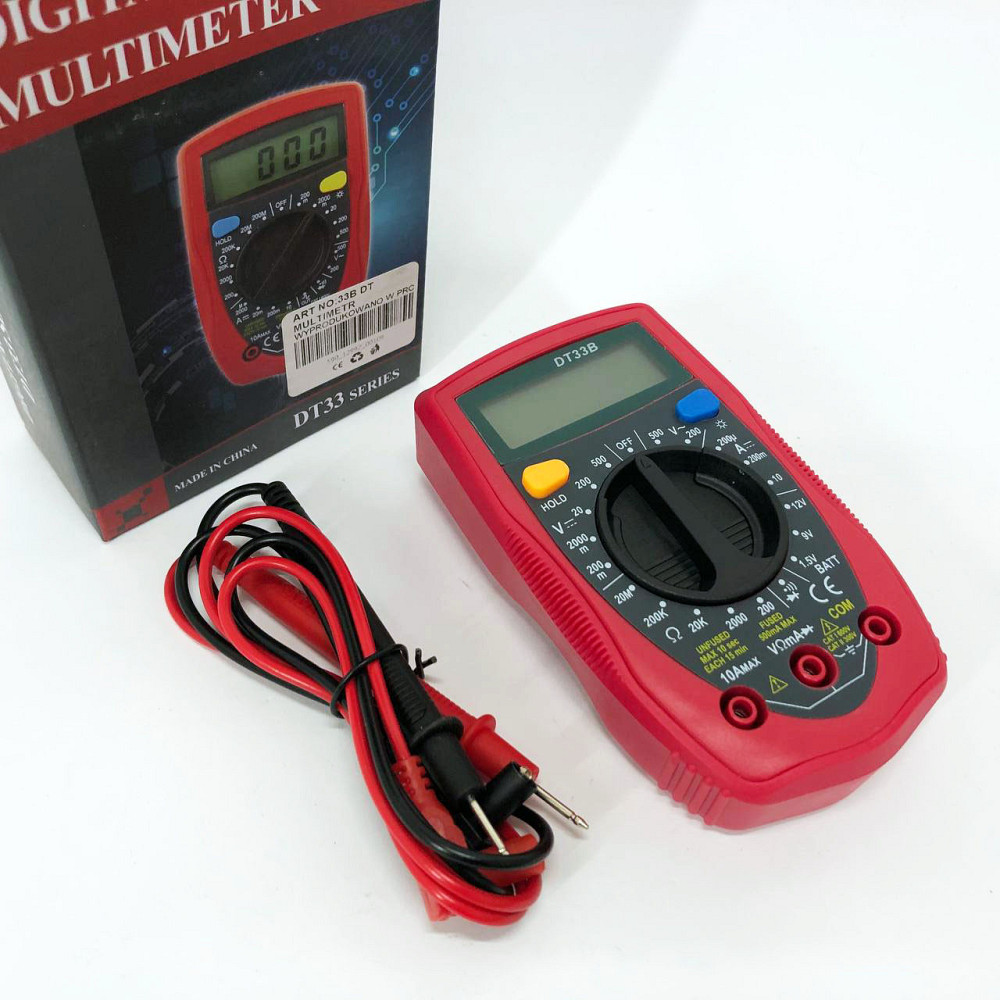Мультиметр тестер напряжения 33 B DT DIGITAL, Тестер профессиональный, VK-153 Электронный мультиметр Киев - изображение 3