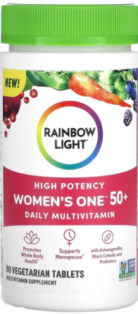 Мультивитамины для женщин 50+ Rainbow Light Wome's One 50+90 вег таб Киев
