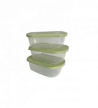 Набор судочков из пищевого пластика 3шт 16см Винница