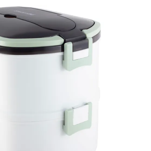 Ланч-бокс подвійний (корпус пластик/внутр.ємність+кришка нерж.сталь) KAMILLE Житомир - фото 11