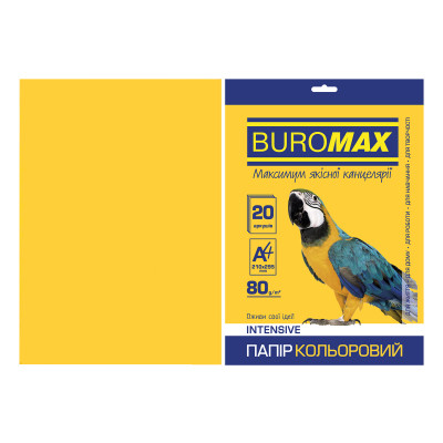 Папір Buromax А4, 80g, INTENSIVE gold, 20sh (BM.2721320-23) Вінниця - фото 1