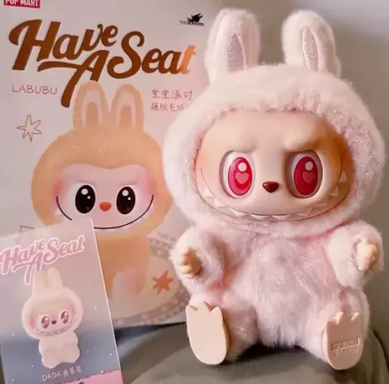 Сюрприз Брелок Labubu "Монстры" Pop Mart Лабубу трендовая плюшевая игрушка 15см Коломыя