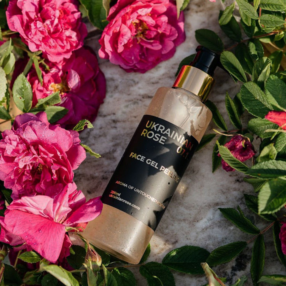 Гель-пілінг для обличчя з морським колагеном Ukrainian Rose 200 мл Київ - фото 2