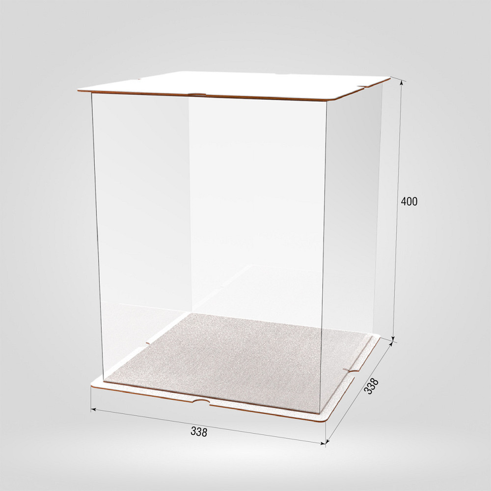 Коробка для тортів, квітів та подарунків EKOSTAR 310х310х400 Київ - фото 2