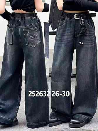 Джинсы Baggy для девочки темно-синие на 8,9 лет Николаев