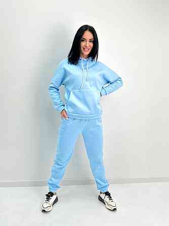 Жіночий утеплений костюм спортивний "WhyNot" оптом I Норма і батал 50-52, Блакитний Київ