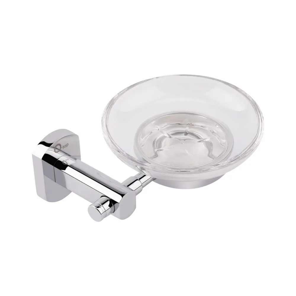 Мыльница Qtap Liberty настенная QTLIBCRM1159 Chrome Киев - изображение 3