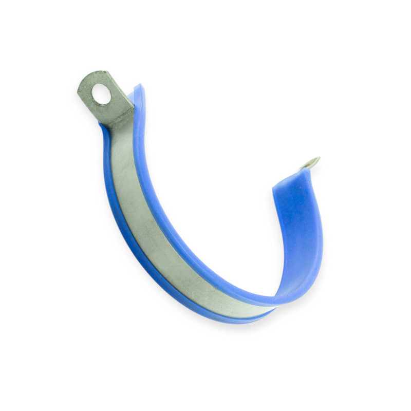 Хомут GY нержавіюча сталь з гумками глушника Мукачево - фото 1