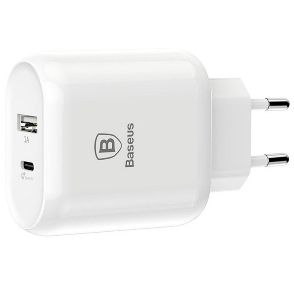 Мережевий зарядний пристрій Baseus Bojure Series with USB-C to IP Cable Киев - изображение 1