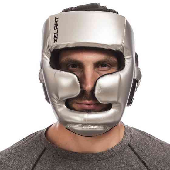 Шолом боксерський з повним захистом ZELART-1355 M-XL Шоломи для боксу та єдиноборств Київ