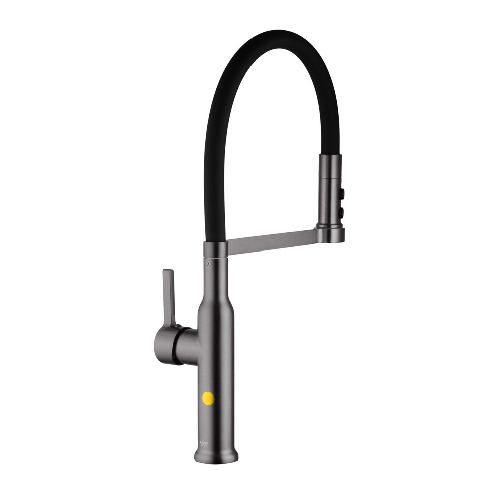 Змішувач для кухні Kroner KRP Ersel — GRP03112BLK Київ - фото 3