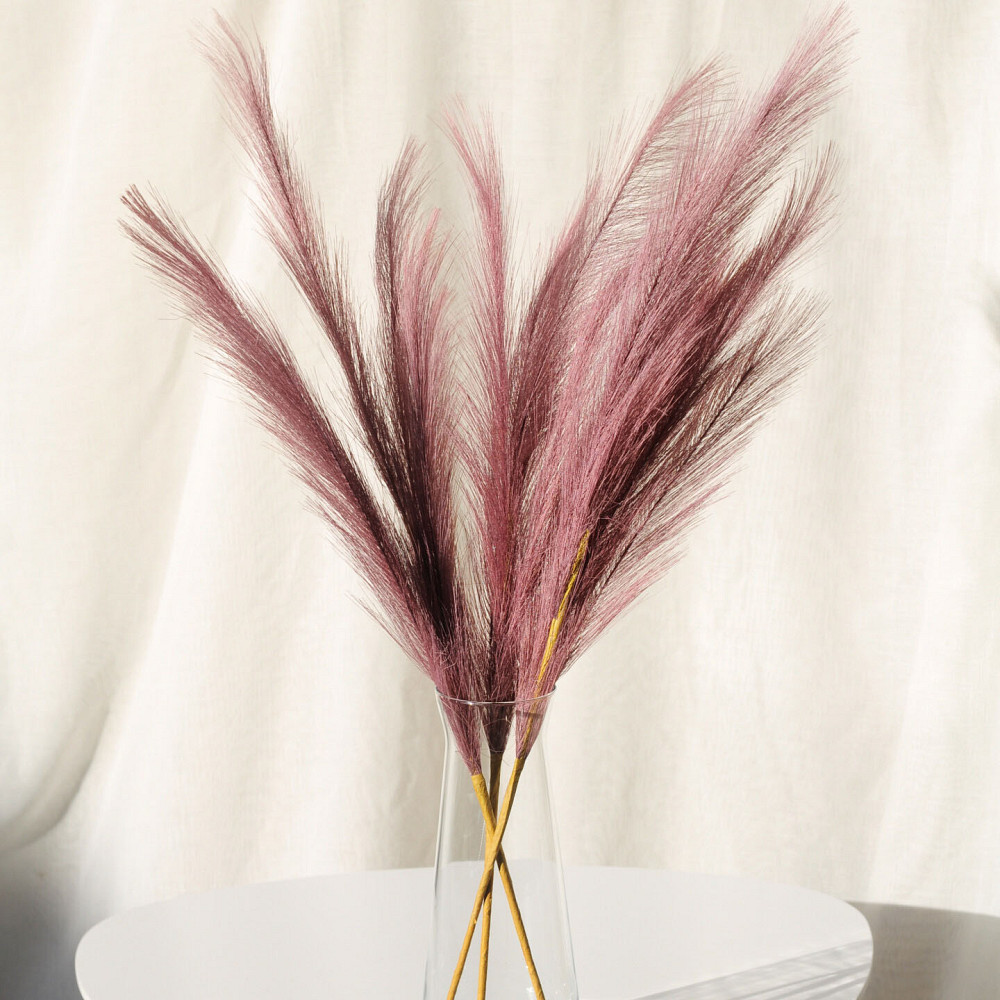 Пампас искусственный 75см 5шт/уп. Цвет: фиолетовый ZE-94 Ивано-Франковск - изображение 1