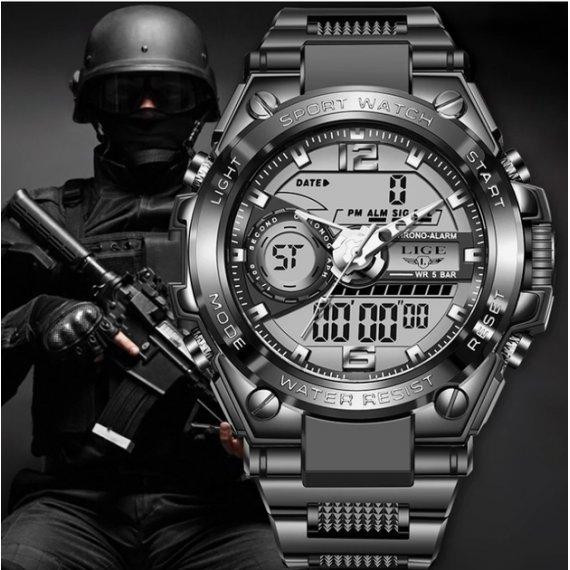 Годинники чоловічі наручні Lige Sport Київ - фото 7