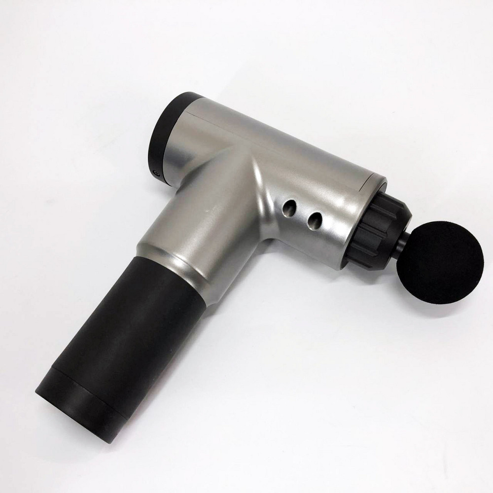 Аккумуляторный массажер для икр Fascial Gun KH-320, Массажер мышечный с разными насадками YU-16 Львов - изображение 9